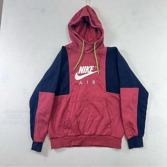 Nike Air Hoodie Mens Medium Pullover Get Over Your Fear of Heights Logo - Picture 3 of 12